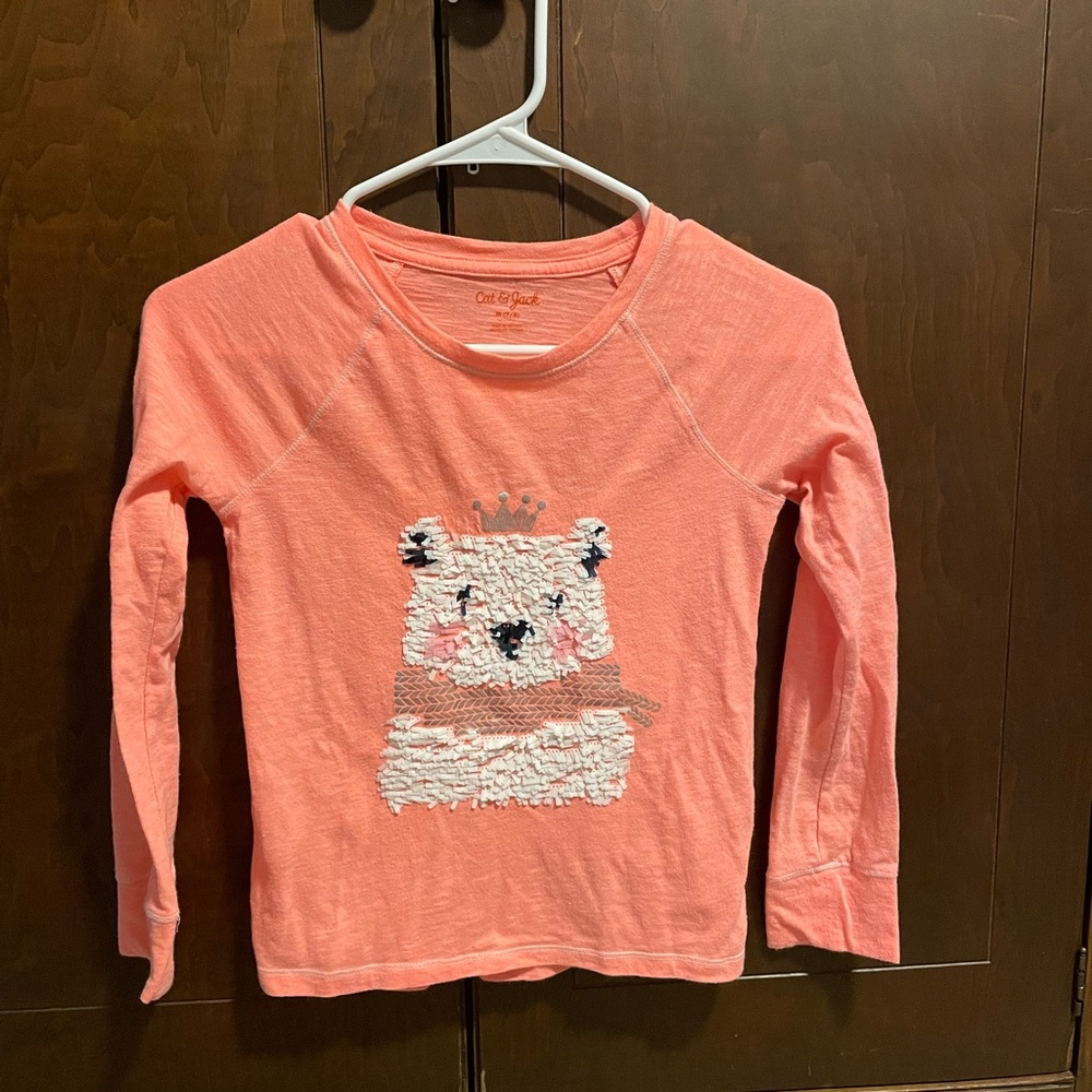 Girls sequin top